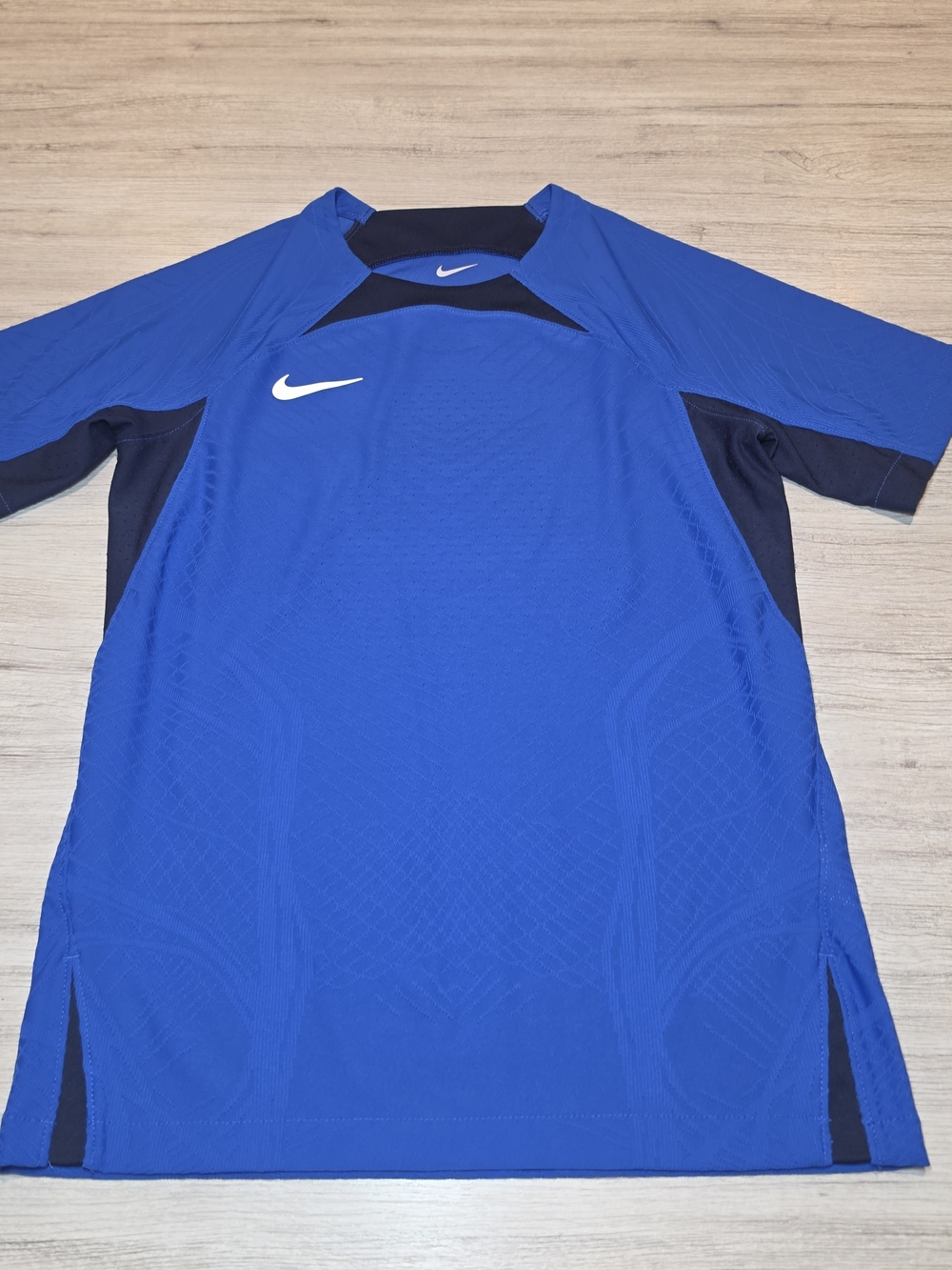 Nike Dri Fit Vapor Short Sleeve Shirt Soccer Shirt Youth Medium Blue Size M